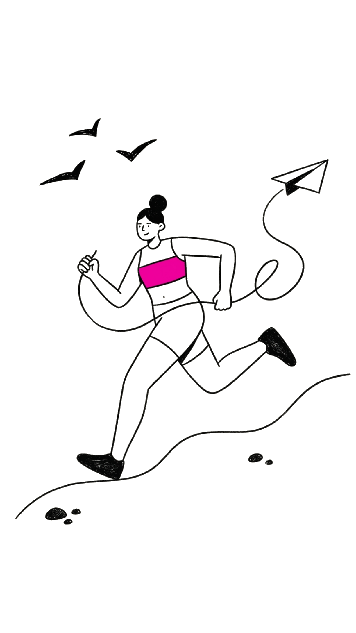 Runner illustration